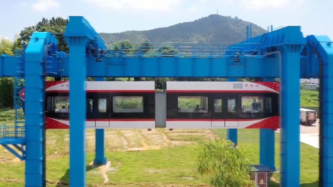China launches world's first maglev 'sky train' that floats in the air using permanent magnets 